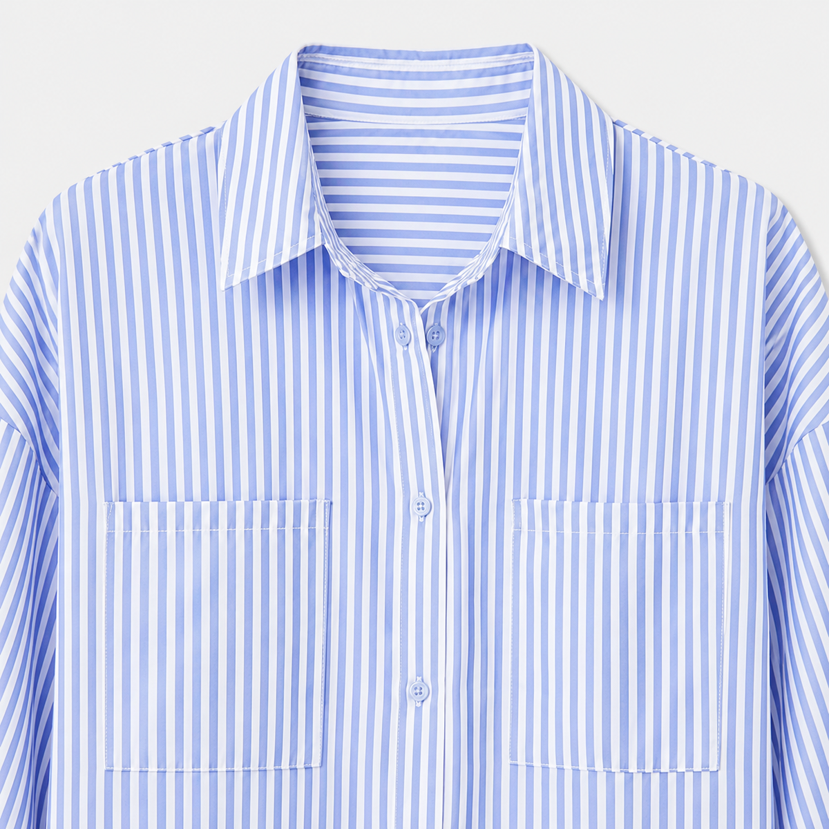 The Nina Coastal Stripe Shirt Dress